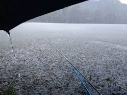 is fishing in the rain good or bad